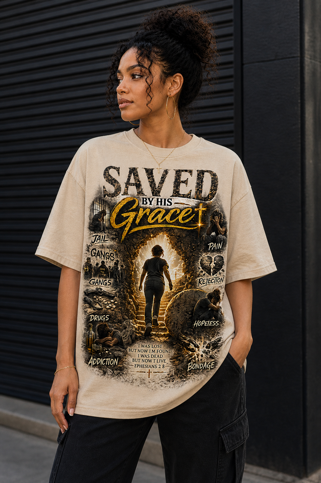 Saved by His Grace Tee valentine's day special mug